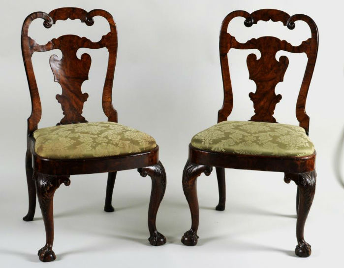 英国家具クイーン・アン様式（Queen Anne）椅子